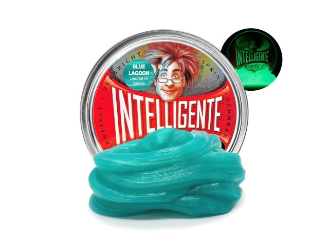 Intelligente Knete Blue Lagoon (Leuchtet im Dunkeln)