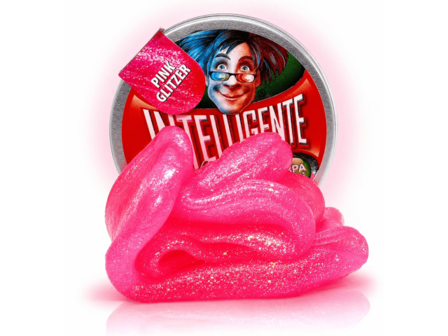 Intelligente Knete Kleine Dose Pink Glitzer