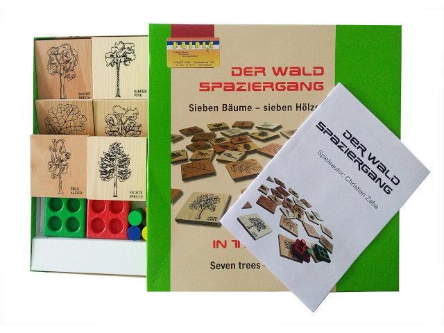 Der Waldspaziergang - sieben Bäume, sieben Hölzer