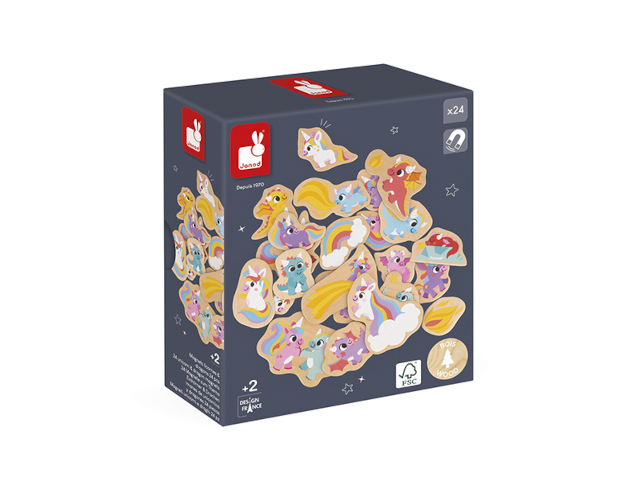24 Magnete Einhörner