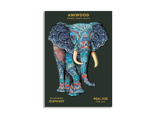 Aniwood Puzzle Motiv Elefant (M)