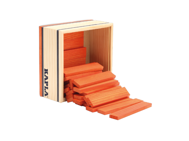 KAPLA 40er Quadrat orange
