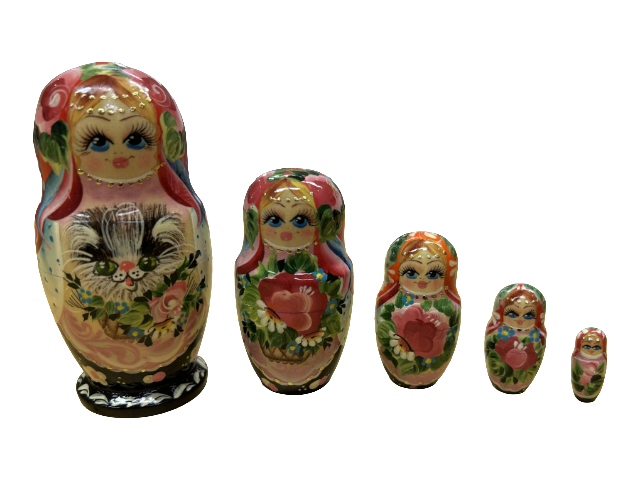 Ukrainisches Matroschka Set 5 in 1