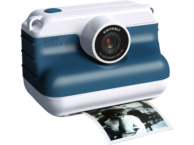 Sofortbildkamera m. Selfiefunktion, blau