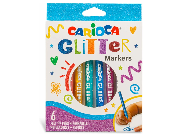 Carioca Fasermaler Glitter