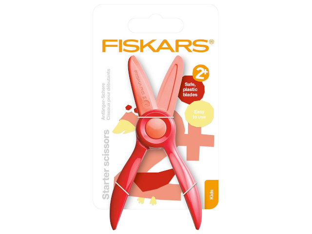 Fiskars Kinder Anfängerschere rot 2+