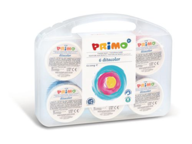 Primo Fingermalfarbe 6x100g