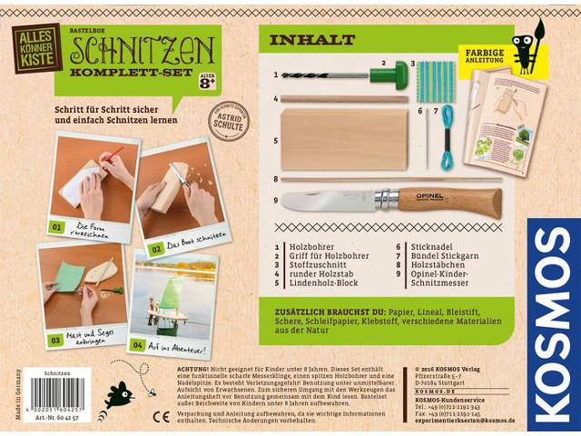 BASTELN Schnitzen Komplett-Set 8+ - 0