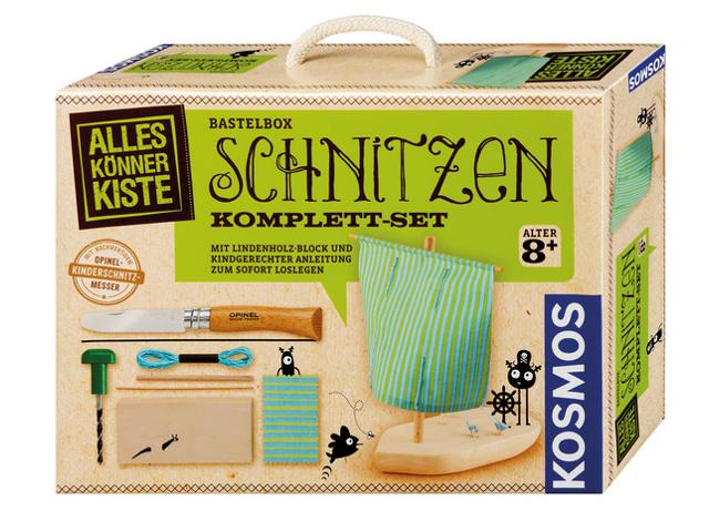 BASTELN Schnitzen Komplett-Set 8+