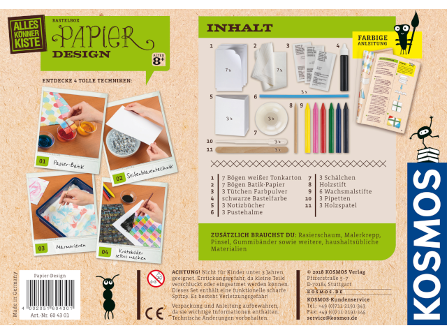 BASTELN Papier Designer 8-12 - 0