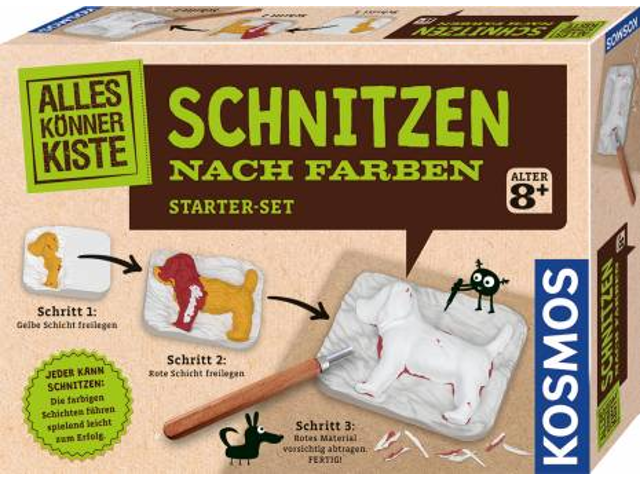 BASTELN Schnitzen nach Farben
