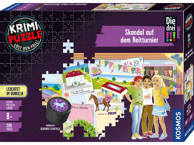 KRIMIPUZZLE !!! Reitturnier 200Teile