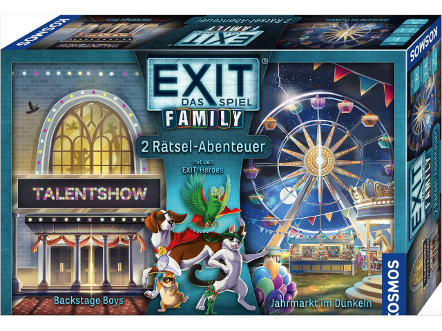 EXIT® - Das Spiel - Family 2 - Backstage Boys/Jahrmarkt im Dunkeln