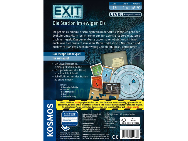 EXIT Das Spiel - Die Station im ewigen Eis - 1