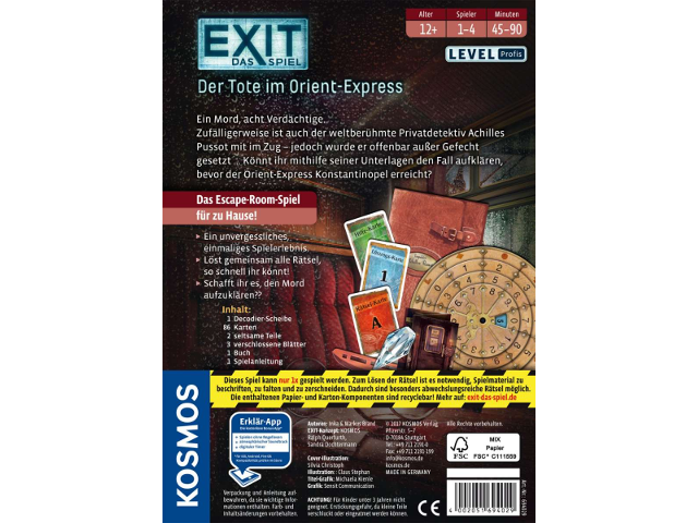 EXIT Das Spiel - Der Tote im Orient-Express (P) - 0