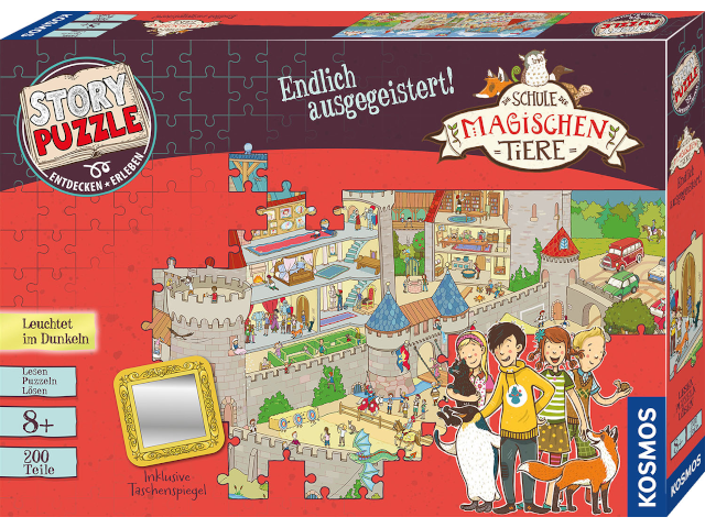 Story Puzzle Die Schule der magischen Tiere - Endlich ausgegeistert! (200 T)