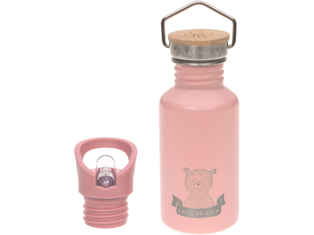 Edelstahl Trinkflasche rosa