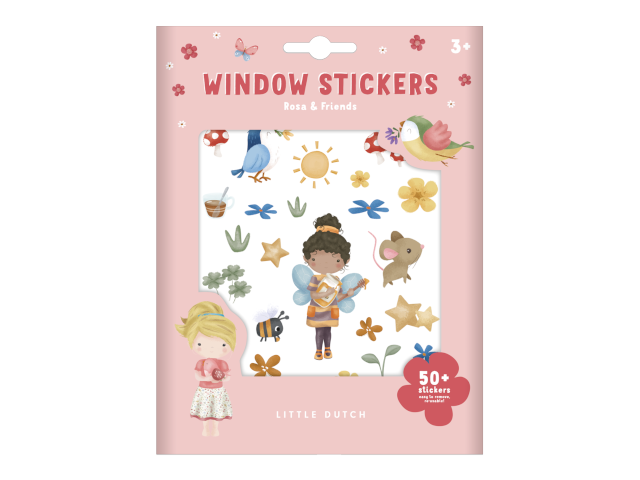 Fenstersticker Rosa & Friends