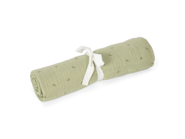 Swaddle muslin 120x120 - Pure Sage