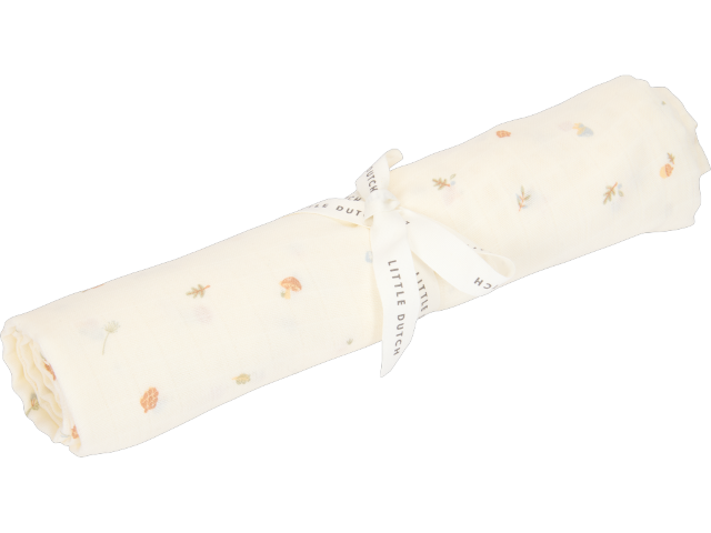 Swaddle 120 x 120 cm muslin Forest Treasures