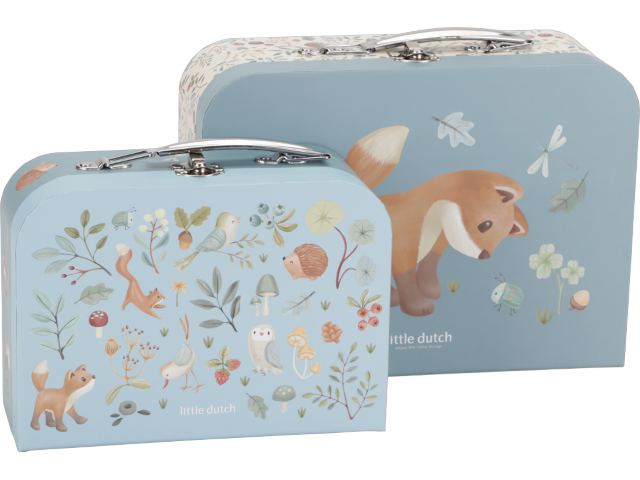 Kofferset Forest Friends Blau FSC