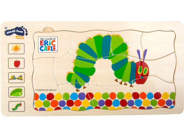 Raupe Nimmersatt Schichtenpuzzle