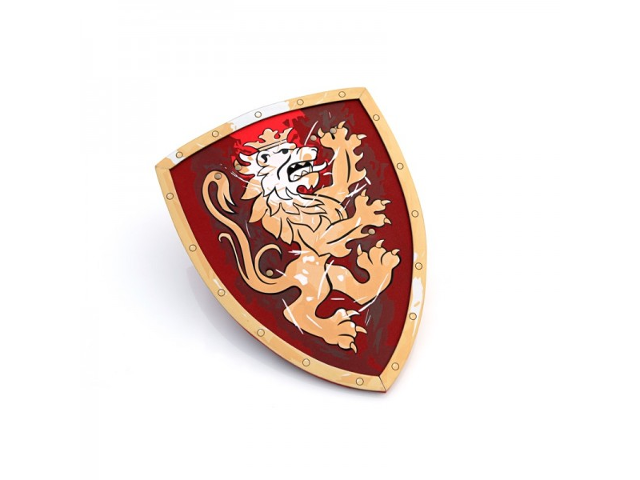 Schild Edler Ritter rot/gold soft