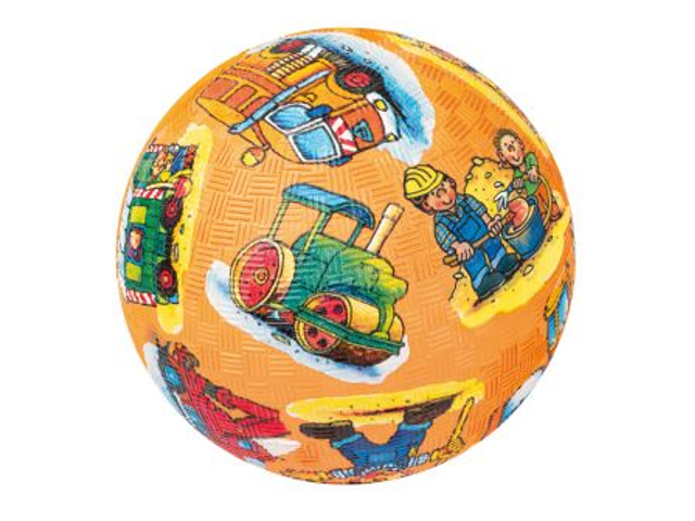 Kinderball klein Baustellenfahrzeuge