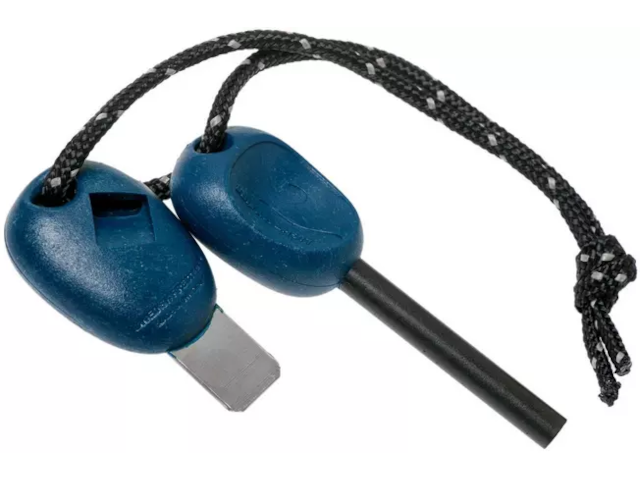 Schwedischer FireSteel BIO Scout, hazy blue