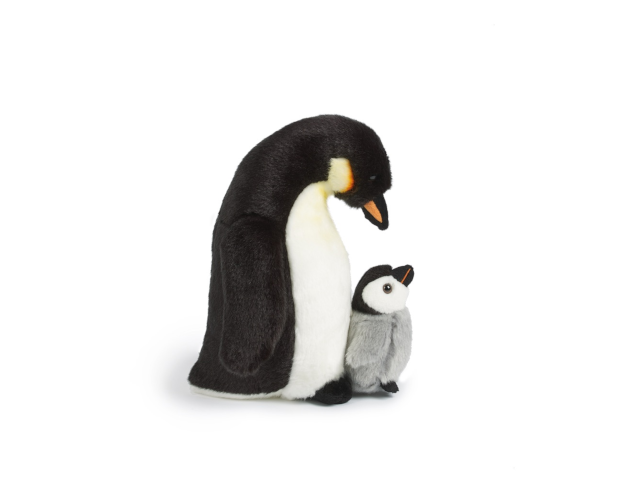 LIVING NATURE Pinguin mit Jungem