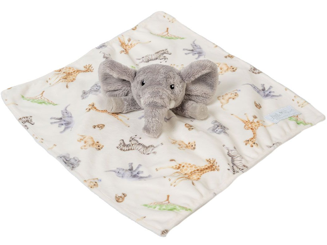 `Little Savannah` Elephant Plüsch Schmusetuch - 0