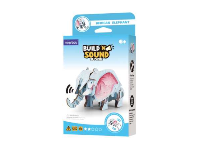 Soundwunder 3D Puzzle Afrikanischer Elefant