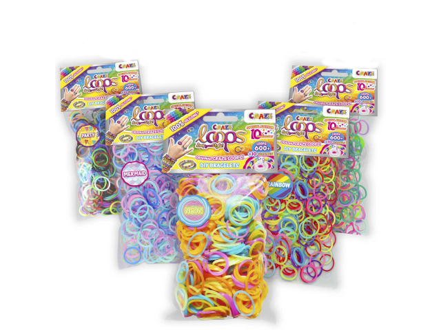 CRAZE Loops - 600 Loops Bag