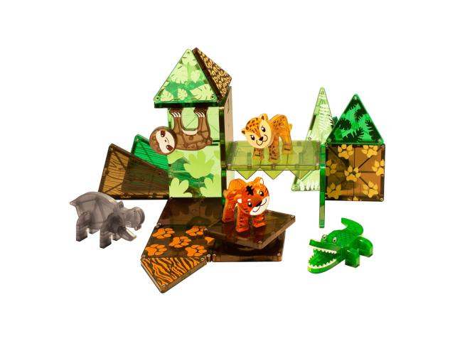Magna-Tiles® Dschungel-Tiere Set (25-teilig) - 0