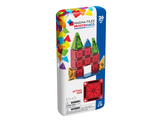 Magna-Tiles microMAGS 26-teiliges Reiseset