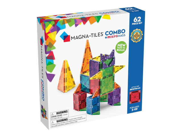 Magna-Tiles Combo 62-teiliges Set