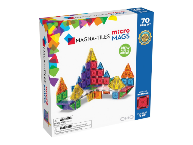 Magna-Tiles microMAGS 70-teiliges Deluxe-Set