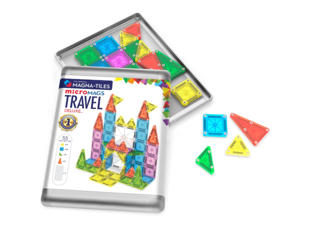 Magna-Tiles MicroMAGS Travel Deluxe – 55 Teile
