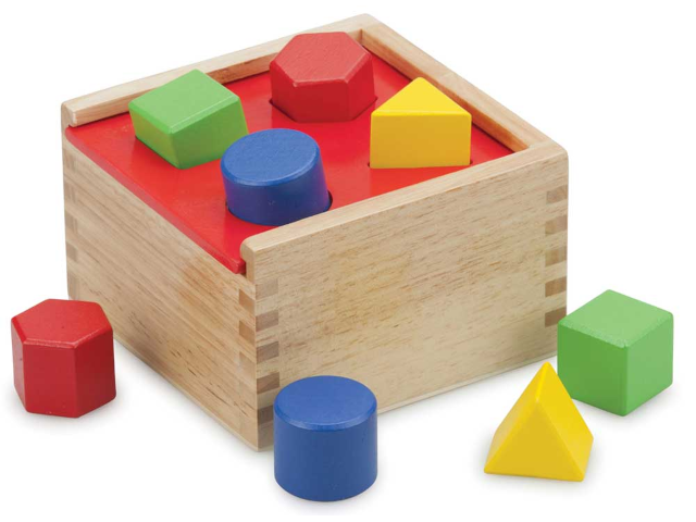 Formen-Sortierbox-8 Steine