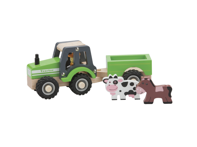 Traktor mit Anhänger - Tiere