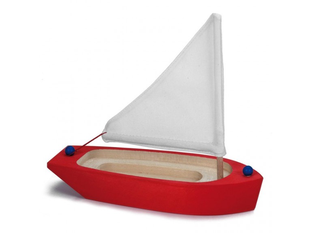 Segelschiff rot