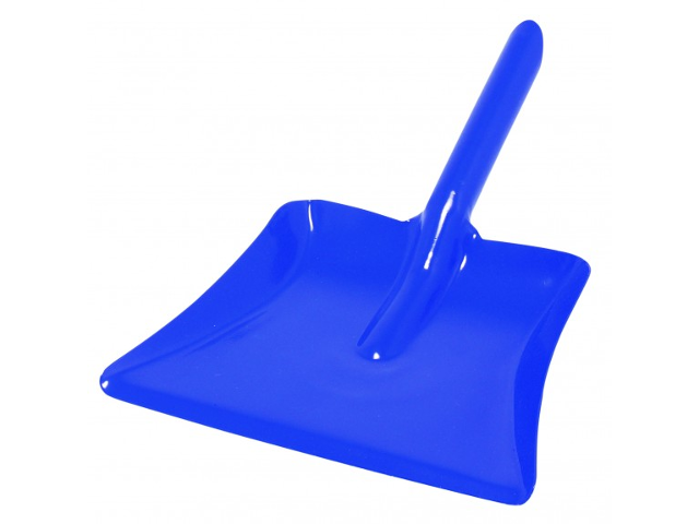 Kehrschaufel (Metall), blau