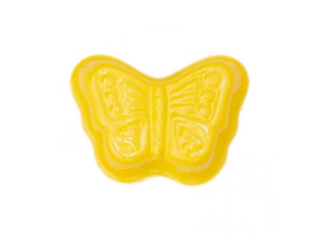 Relief-Sandform Schmetterling gelb