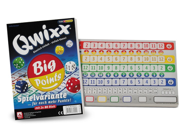 Qwixx Big Points Blöcke - 2x80 Blatt (d)
