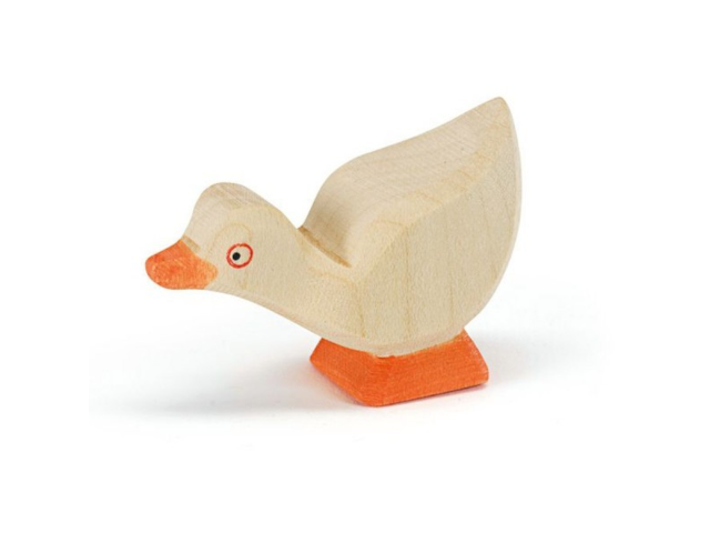 Gänseküken Kopf tief