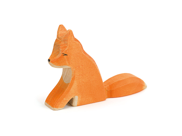 Fuchs groß sitzend