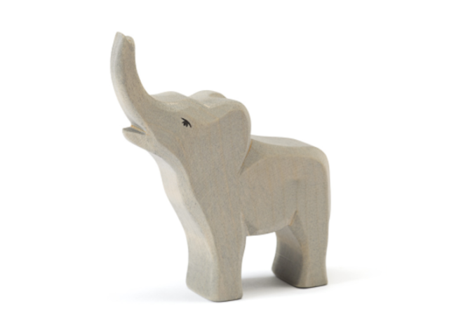 Elefant klein trompetend