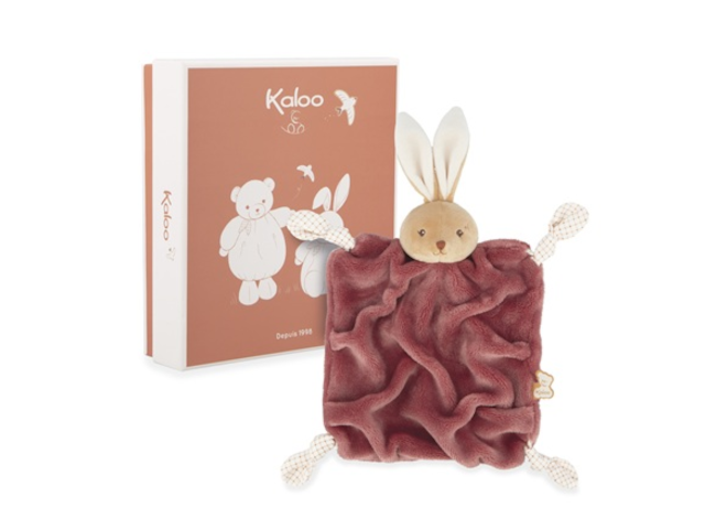 INTEMPOREL - Schmusetuch Hase 24cm - Bordeaux