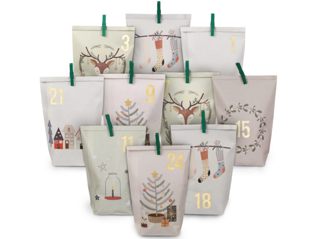 Adventskalender Pastell