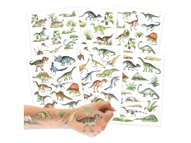 Kindertattoos – Welt der Dinos